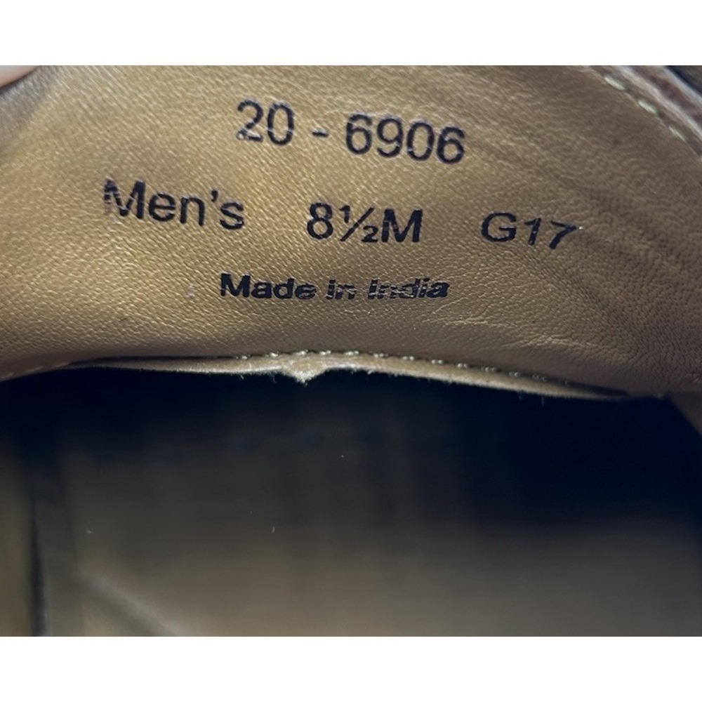 Johnston & Murphy Wingtip‎ Sheepskin Boots Men's Size 8.5 - Picture 9 of 10